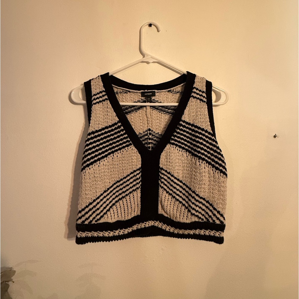 Striped Sweater vest
